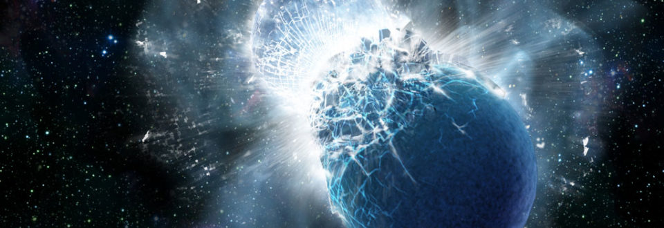 Neutron star collision